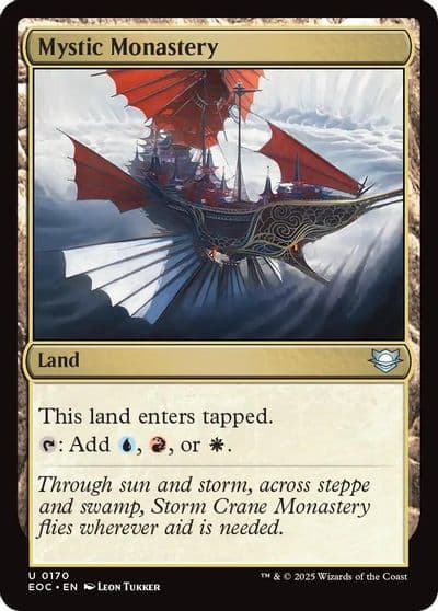 Mystic Monastery Commander: Edge of Eternities Magic card
