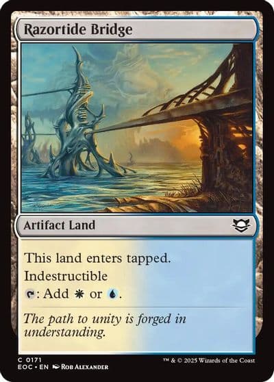 Razortide Bridge Commander: Edge of Eternities Magic card