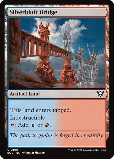 Silverbluff Bridge Commander: Edge of Eternities Magic card