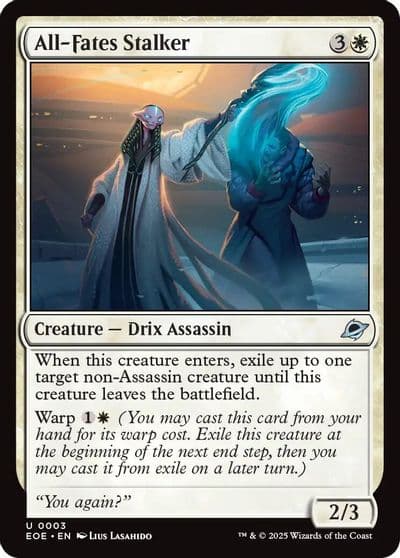 All Fates Stalker Edge of Eternities Magic card