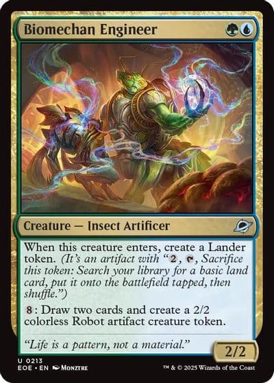 Biomechan Engineer Edge of Eternities Magic card