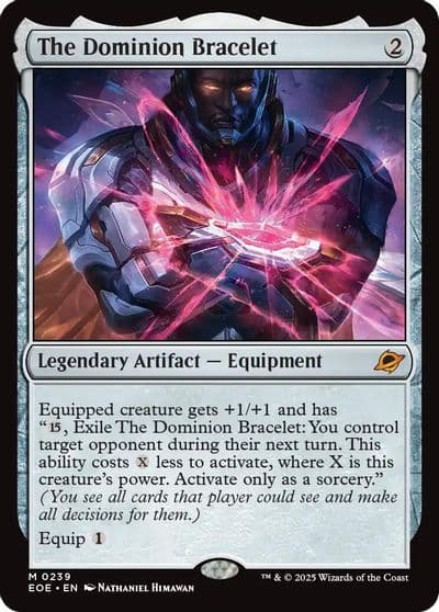 The Dominion Bracelet Edge of Eternities Magic card