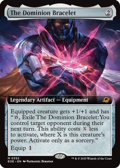 The Dominion Bracelet Extended Art Edge of Eternities Magic card
