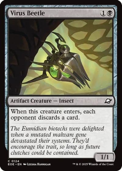 Virus Beetle Edge of Eternities Magic card