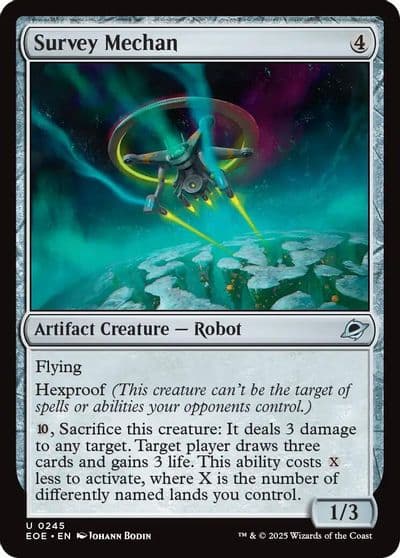 Survey Mechan Edge of Eternities Magic card