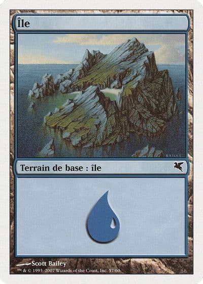 Island French Ile E57 Magic Encyclopedia 2005 (Salvat/Hachette) Magic card