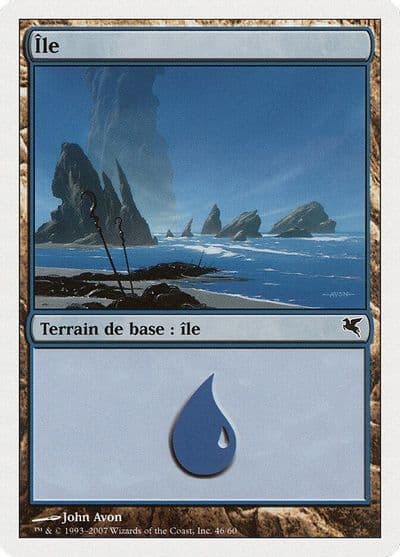 Island French Ile E46 Magic Encyclopedia 2005 (Salvat/Hachette) Magic card