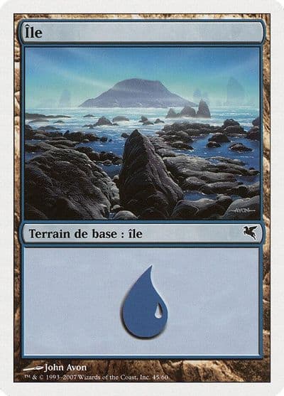 Island French Ile E45 Magic Encyclopedia 2005 (Salvat/Hachette) Magic card