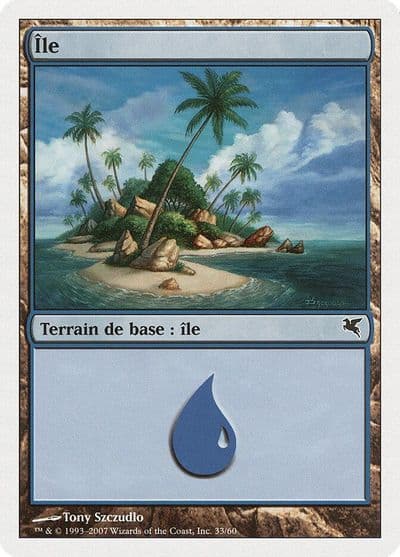 Island French Ile E33 Magic Encyclopedia 2005 (Salvat/Hachette) Magic card