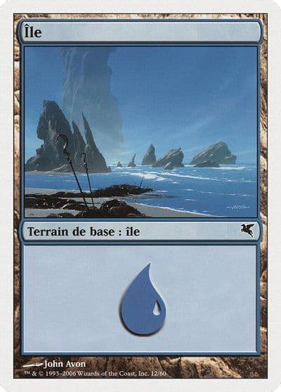 Island French Ile G12 Magic Encyclopedia 2005 (Salvat/Hachette) Magic card