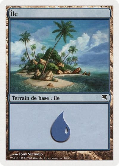 Island French Ile E10 Magic Encyclopedia 2005 (Salvat/Hachette) Magic card