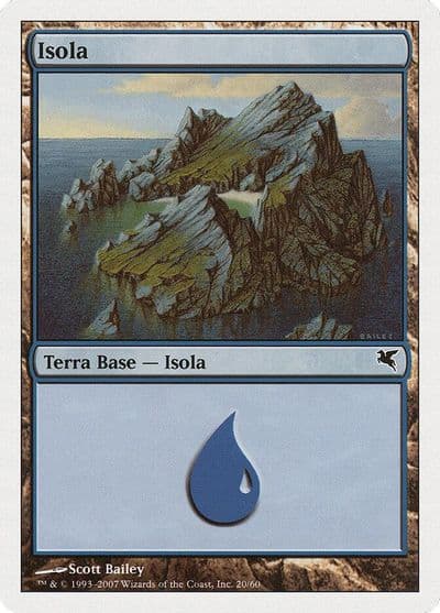Island Italian IsolaE20 Magic Encyclopedia 2005 (Salvat/Hachette) Magic card