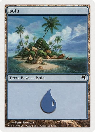 Island Italian Isola E10 Magic Encyclopedia 2005 (Salvat/Hachette) Magic card