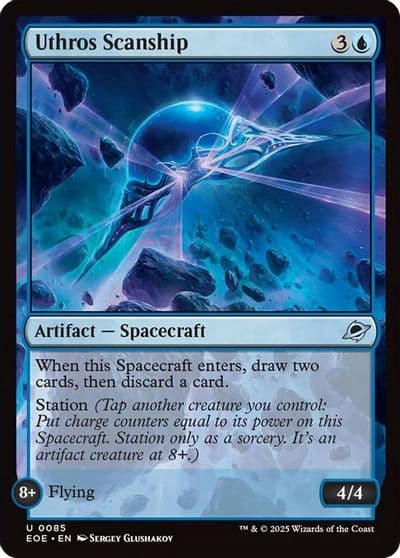 Uthros Scanship Edge of Eternities Magic card