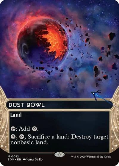 Dust Bowl 0012 Borderless Edge of Eternities: Stellar Sights Magic card