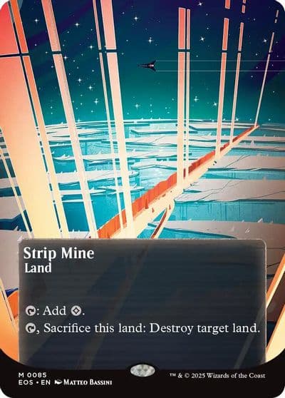 Strip Mine 0085 Borderless Edge of Eternities: Stellar Sights Magic card