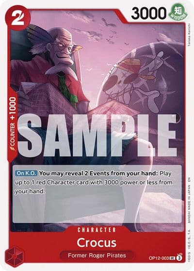 Crocus Legacy of the Master One Piece card
