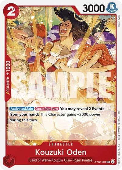 Kouzuki Oden Legacy of the Master One Piece card