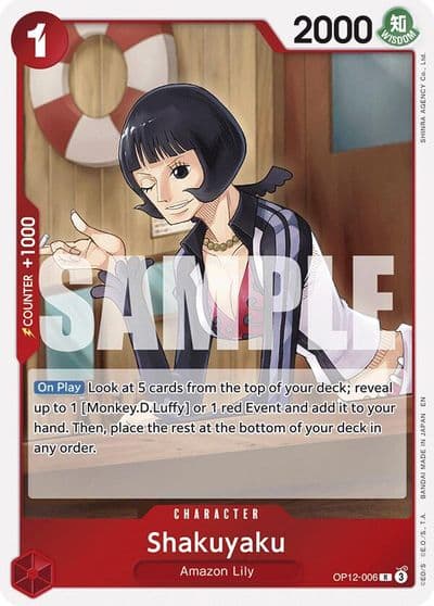Shakuyaku Legacy of the Master One Piece card