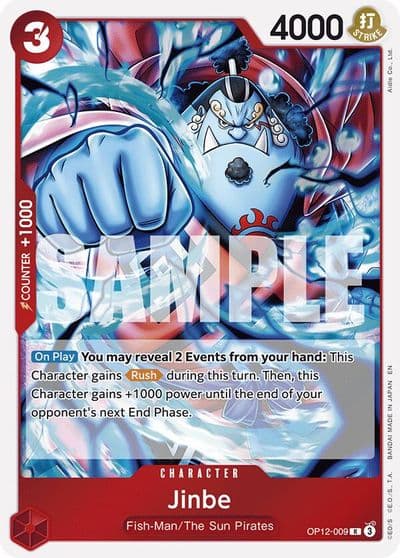 Jinbe Legacy of the Master One Piece card