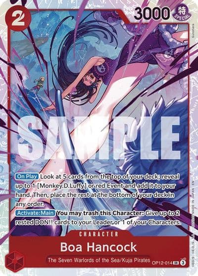 Boa Hancock Legacy of the Master One Piece card