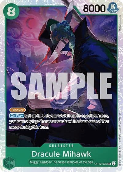 Dracule Mihawk Legacy of the Master One Piece card