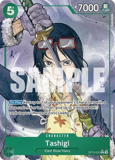 Tashigi Alternate Art Legacy of the Master One Piece card