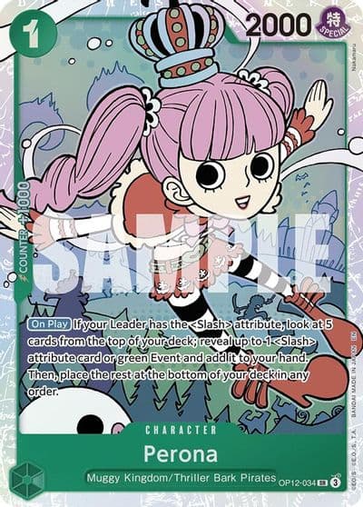 Perona Legacy of the Master One Piece card