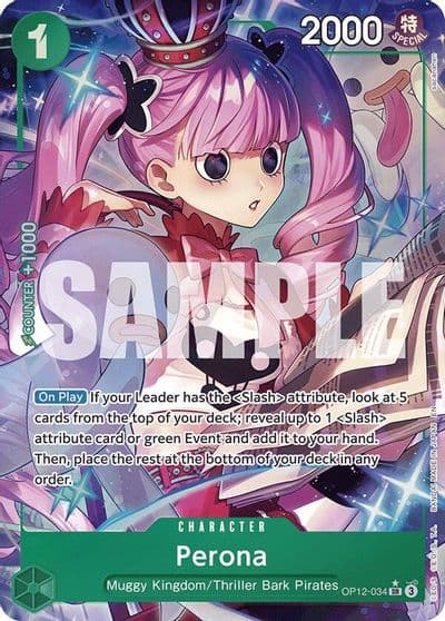 Perona Alternate Art Legacy of the Master One Piece card