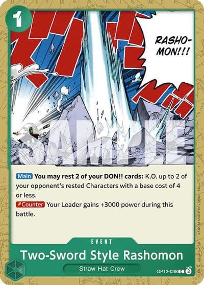 Two Sword Style Rashomon Legacy of the Master One Piece card