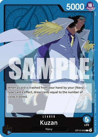 Kuzan 040 Legacy of the Master One Piece card