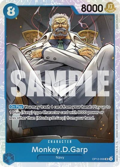 MonkeyDGarp Legacy of the Master One Piece card