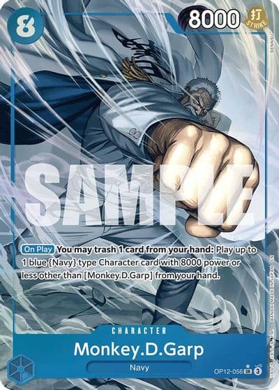 MonkeyDGarp Alternate Art Legacy of the Master One Piece card