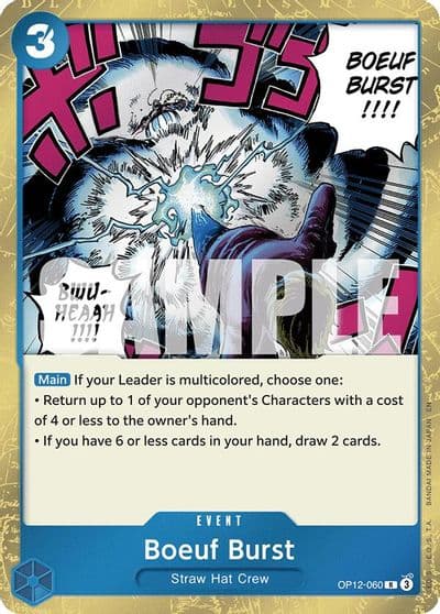 Boeuf Burst Legacy of the Master One Piece card