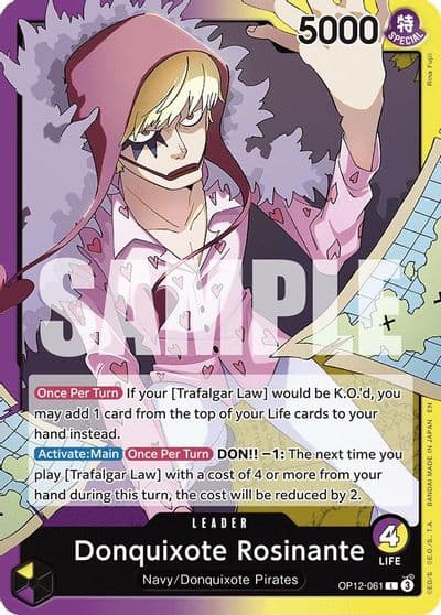 Donquixote Rosinante 061 Legacy of the Master One Piece card