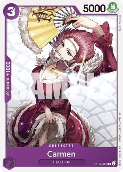 Carmen Legacy of the Master One Piece card