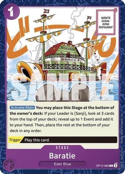 Baratie Legacy of the Master One Piece card