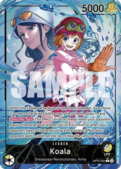 Koala 081 Alternate Art Legacy of the Master One Piece card