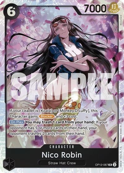 Nico Robin Legacy of the Master One Piece card
