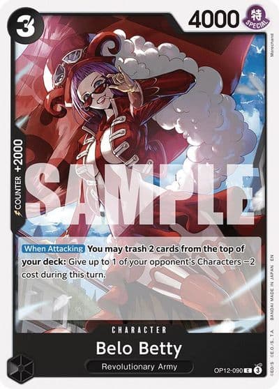 Belo Betty Legacy of the Master One Piece card