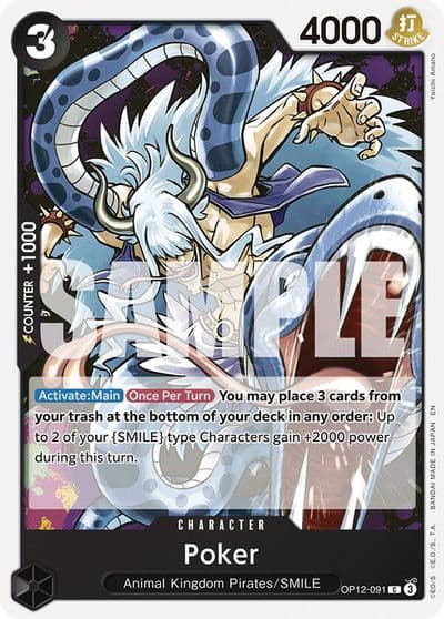 Poker Legacy of the Master One Piece card