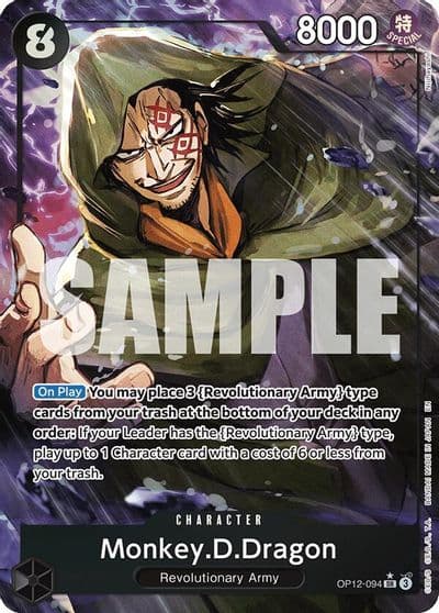 MonkeyDDragon Alternate Art Legacy of the Master One Piece card