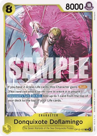 Donquixote Doflamingo Legacy of the Master One Piece card