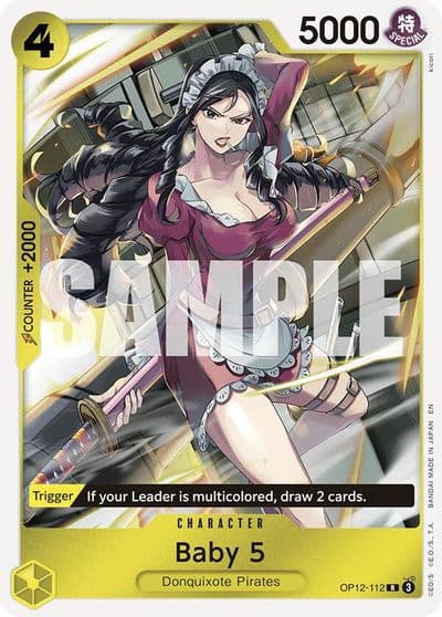 Baby 5 112 Legacy of the Master One Piece card