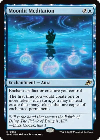 Moonlit Meditation Edge of Eternities Magic card