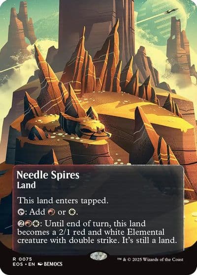 Needle Spires 0075 Borderless Edge of Eternities: Stellar Sights Magic card