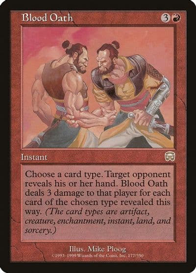 Blood Oath Mercadian Masques Magic card