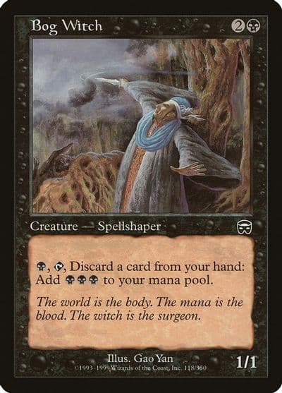 Bog Witch Mercadian Masques Magic card