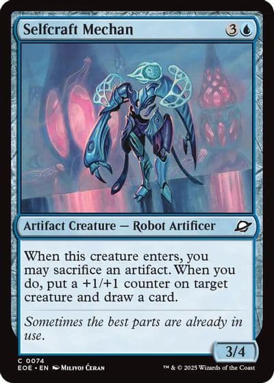 Selfcraft Mechan Edge of Eternities Magic card