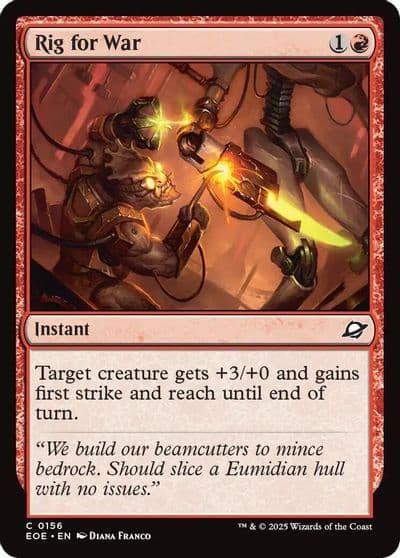 Rig for War Edge of Eternities Magic card